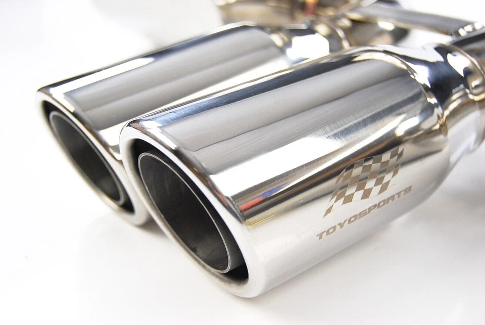 STAINLESS STEEL DUAL BACKBOX EXHAUST FOR PORSCHE BOXSTER 986 2.5L 2.7L 3.2L - Image 2 of 4