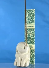 Elephant Incense burner + FREE pk of 12 Ayurvedic aromatherapy incense sticks