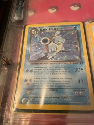 pokemon cards dark blastoise holl