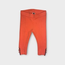 Janie and Jack Coral Button Cuff Ponte Pants