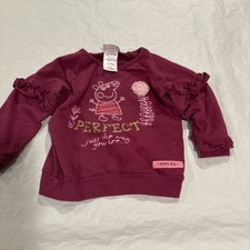 Peppa Pig T Shirt Perfect just the way you are Long Sleeve Ruffles