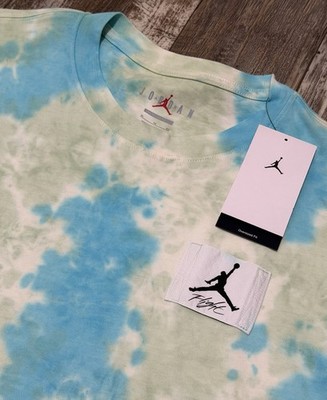 Nike Air Jordan 4 Flight Essentials Tie Dye Shirt Size Men s XL DX9583-110 NEW