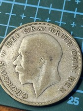 1935 SILVER CROWN COIN. 25 YEAR JUBILEE OF KING GEORGE V. IN Good GRADE.