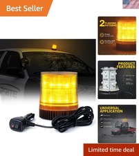 Beacon Light Forklift Caution Lights Wmagnetic Base For Construction Vehicl...