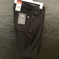 PICK SIZE - Dickies P420309 Mens Black Flex Duck Shorts