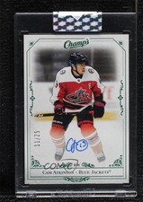 2020-21 Upper Deck Clear Cut Champs Green 11/25 Cam Atkinson #C-CA Auto 0c3