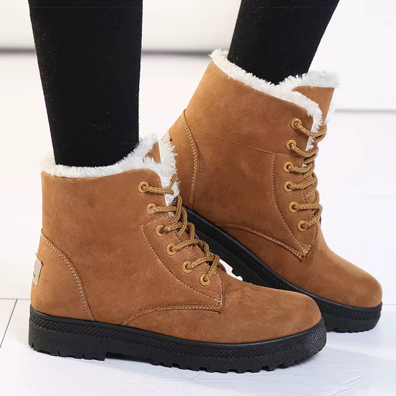 Best Womens Winter Warm Boots Nonslip Cotton Fur Lined Comfortable Snow Shoes