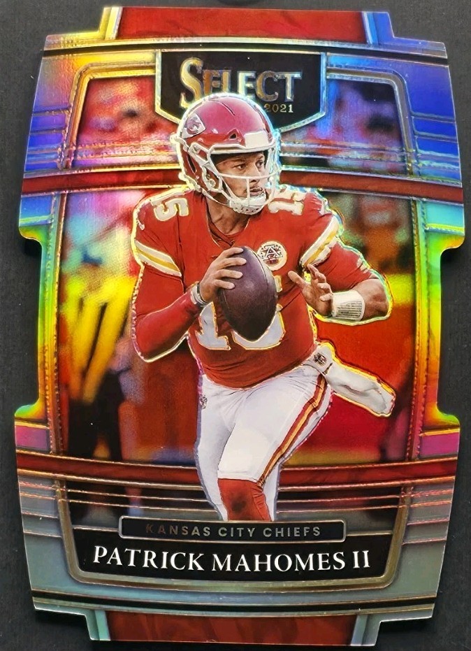 2021 Select Patrick Mahomes Concourse Die Cut Silver Prizm Chiefs