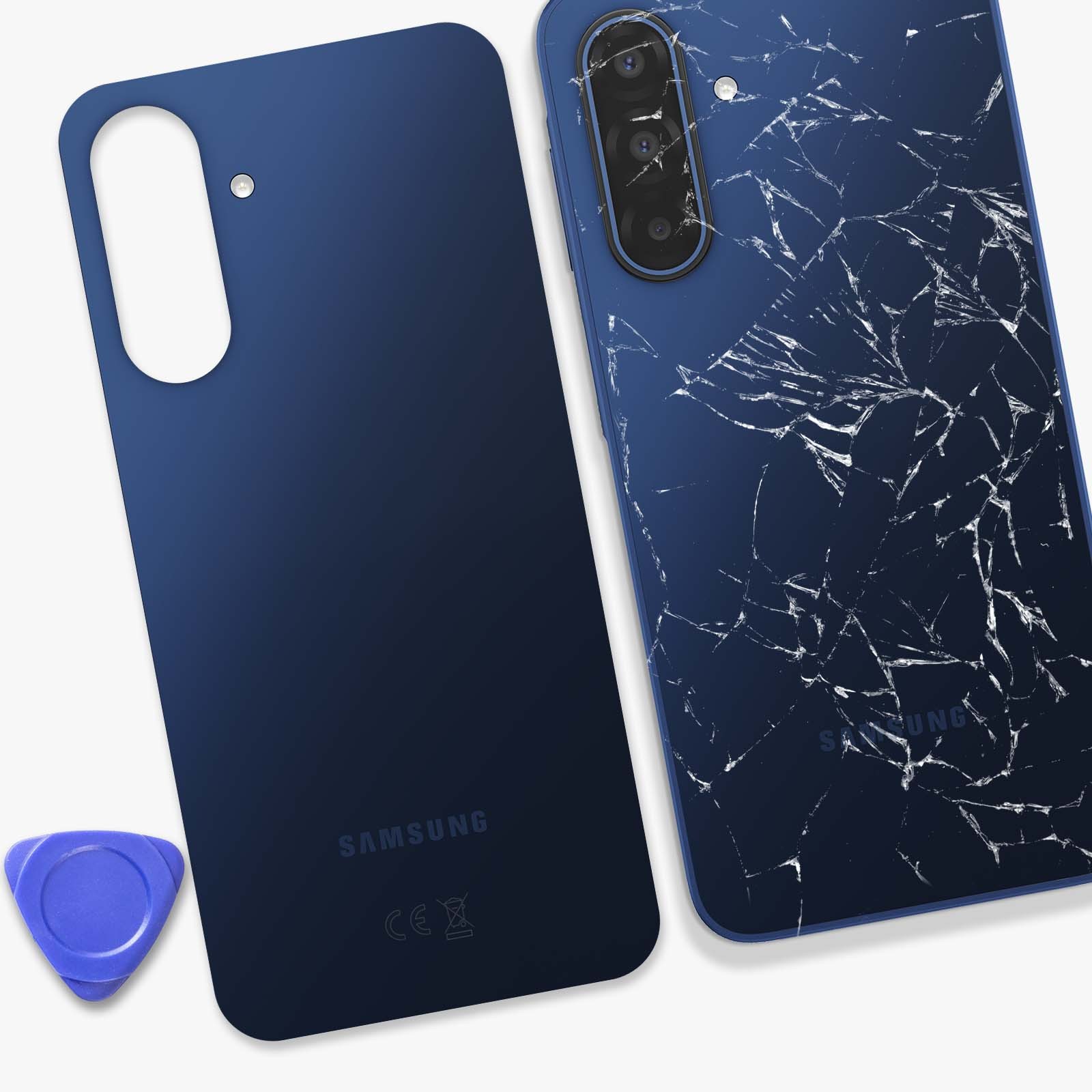 Cache arrière bleu pour Galaxy A17 5G Samsung Service Pack - 4