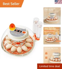 2025 HatchPro 12 Egg Incubator: Precise Temperature, Auto Turner & Easy Clean