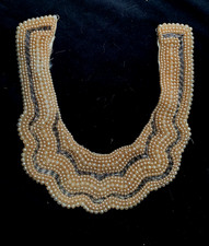 Pearl Beaded 1930s/1940s detachable collar/necklace