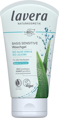 Lavera Basis Sensitiv Waschgel Bio Aloe Vera & Jojoba   Belebt & Erfrischt   Veg