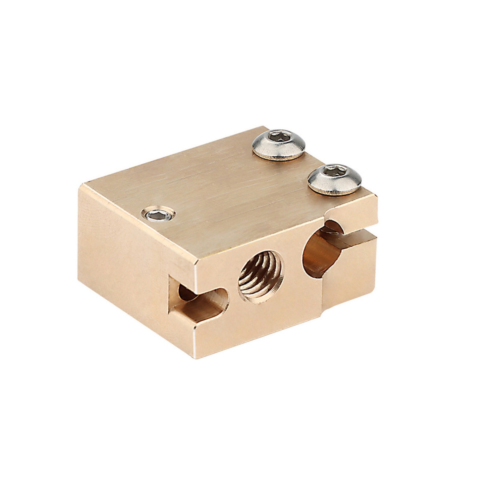 Brass Volcano Heater Block Hotend Head For E3D Hotend V6 Extruder PT100 L