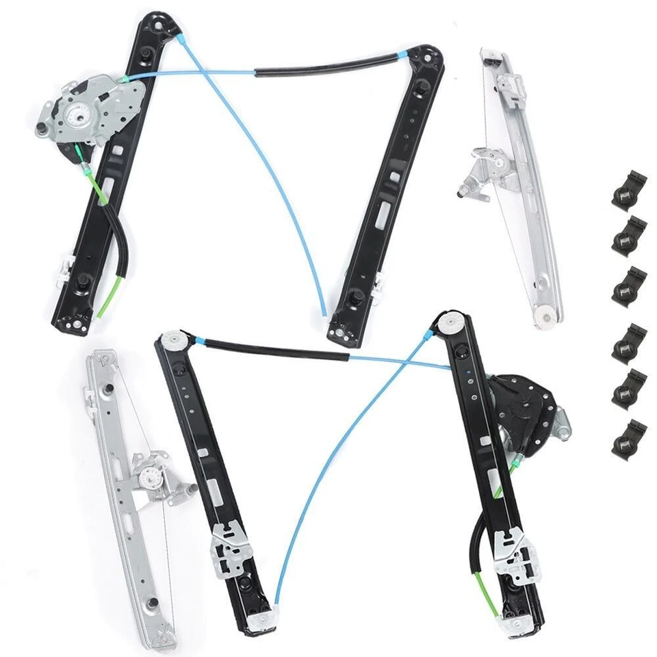 Set of 4 Front Rear Right Left Power Window Regulator For BMW 320i 325i 2001-05 Foto 3 de 4