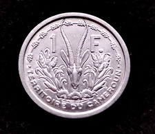 1948 Cameroon 1 Franc Alum 23mm KM#8 UNC.