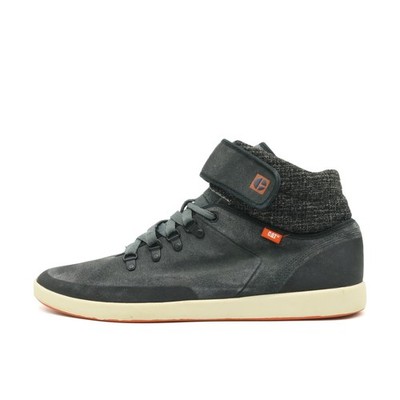 Caterpillar Herren Sneaker Grau Schwarz Wildleder High-Top CAT Footwear EU 45