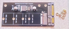M.2 NGFF to SATA 3 Adapter Card B Key 2280 2260 2242 2230 SSD Not for NVME