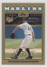 2008 Topps Update Gold 1876/2008 Burke Badenhop #UH165 05vj