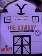 Wild Willies Yellowstone Collection "The Cowboy" Premium Beard Gift Set New