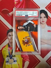 2021 Topps Formula 1 Insert Flags of Foundation Orange Fernando Alonso /25 PSA8