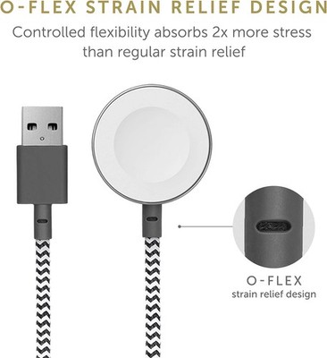 ZEBRA - Native Union BELT WATCH 4-FOOT CHARGING CABLE for APPLE WATCH