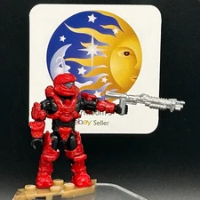 HALO Mega Construx SPARTAN Recruit (red/blue visor) FIGURE Warrior Series 2016