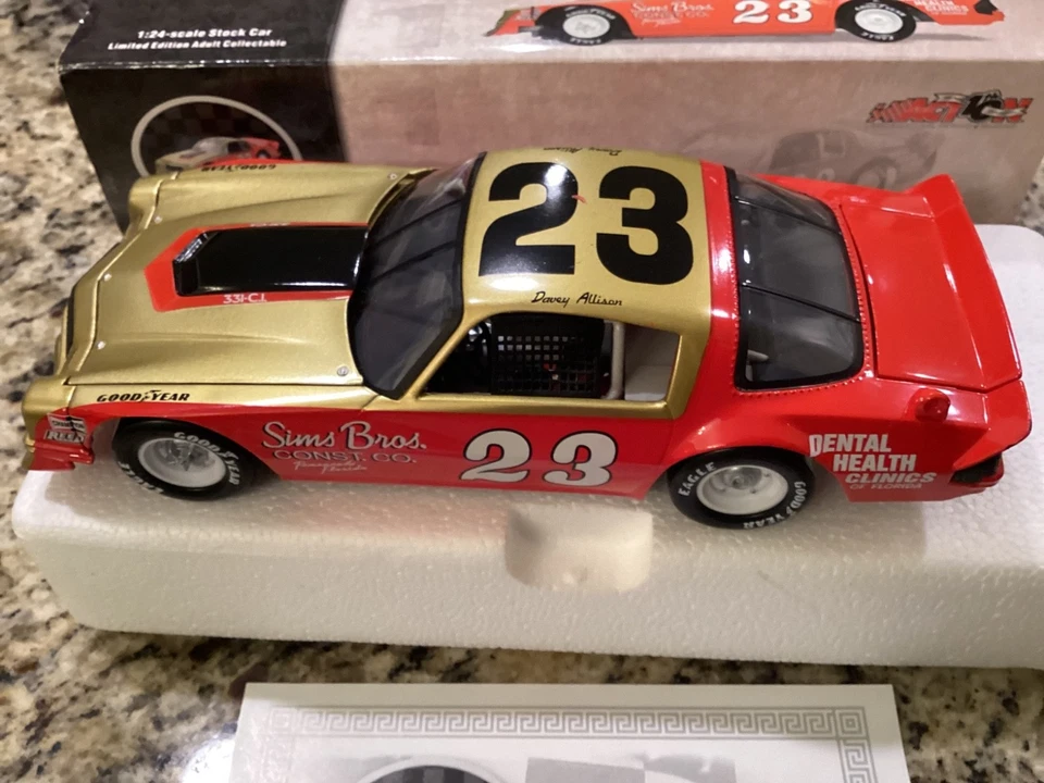 1/24 Action #23 Davey Allison Sims Bros. Construction 1981 Camaro Xtreme - Image 3 of 4