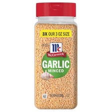 Minced Garlic Kosher Certified 9 Ounce Glass Jar for Cooking