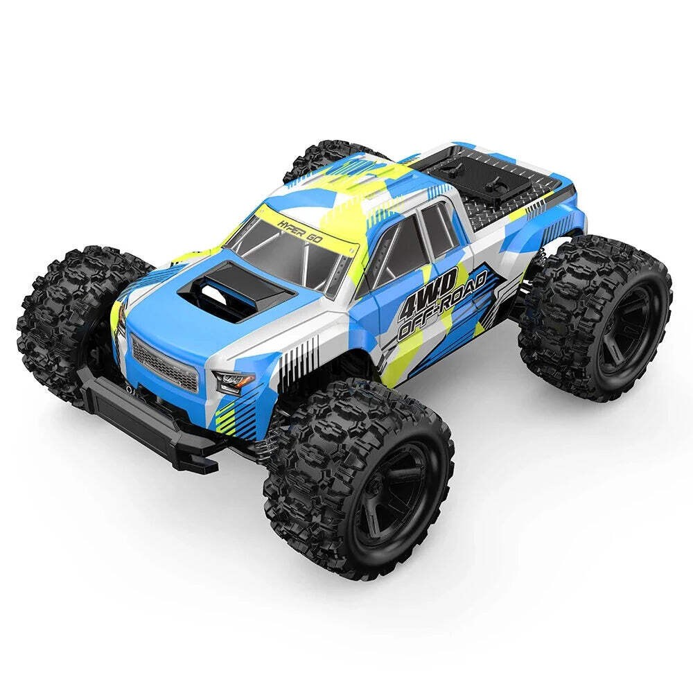 洋楽 Disgorge(mex) MJX HyperGo 18208 1/18 Scale RC Car Off-Road Truck - 30km/h High
