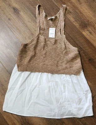 NWT Versona Two Layer Tank Top Size M