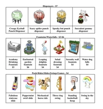 Webkinz Classic - VIRTUAL ITEM(S) - Furniture - PICK ONE