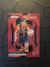 2024 Panini Prizm Monopoly WNBA  Kelsey Mitchell Classic Icons Red Prizm /99 