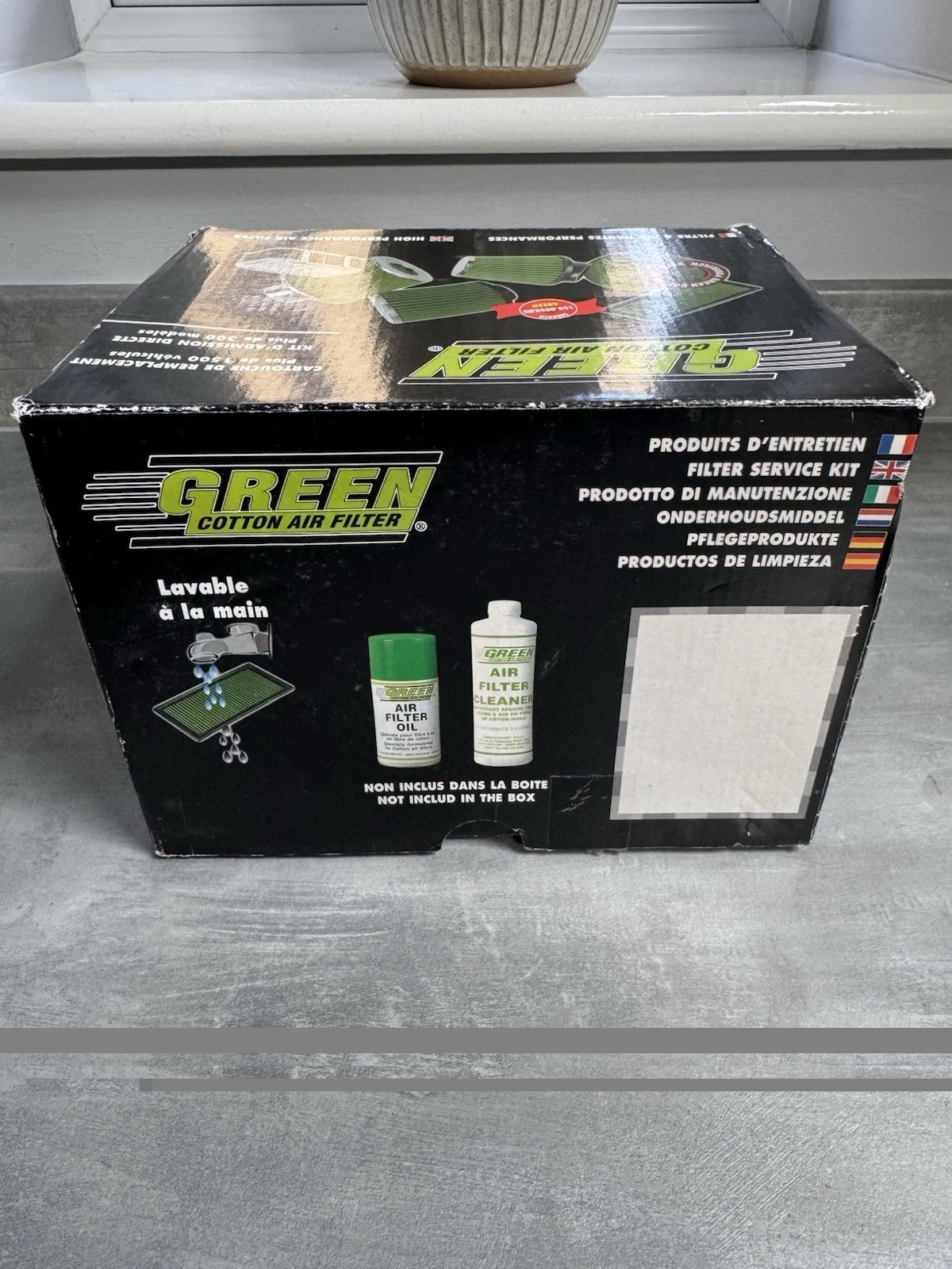 GREEN Cotton Air Filter High Performance K62.100 BC716524 Brand New 2