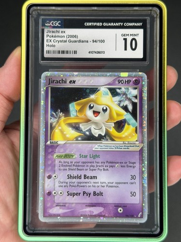 Jirachi ex graded CGC 10 for sale on eBay