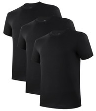 Bamboo Cool Mens Undershirts Pack Soft T Shirts For Men Moisture Wicking Tees