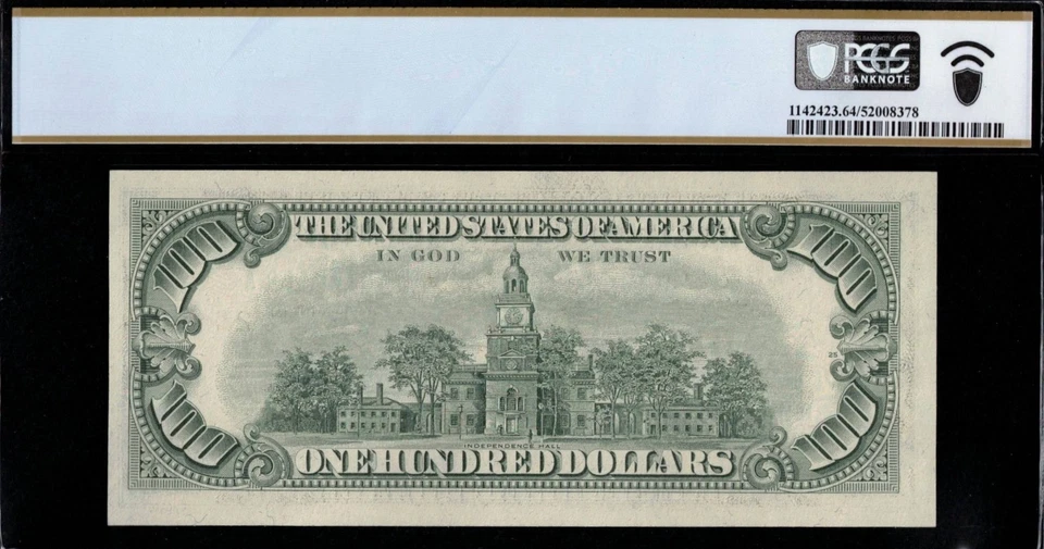 1974 $100 FRN B56167654A P.C.G.S #64PPQ - Image 2 of 3