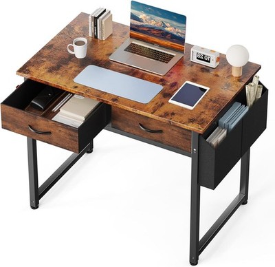 32'' Home Office Computer Desk W/ Drawers Small Gaming Writing Study Table W/