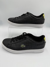 Lacoste Carnaby Sneakers, Black, Size 4 Kids US