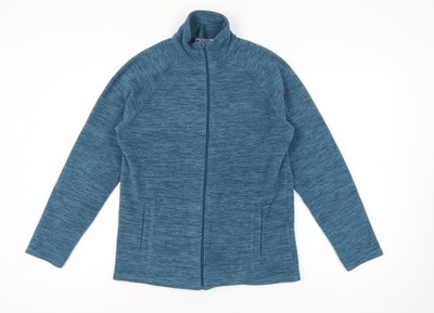 Mountain Warehouse Herren Fleecejacke blau Small Full Zip Outdoor