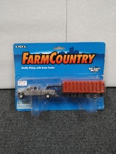 1/64 FarmCountry Dually Pickup With Grain Trailer Ertl T4*