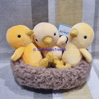 Jellycat Nesting Chickies Osterküken Stofftier Plüschtier Brandneu mit Etikett NEU D253