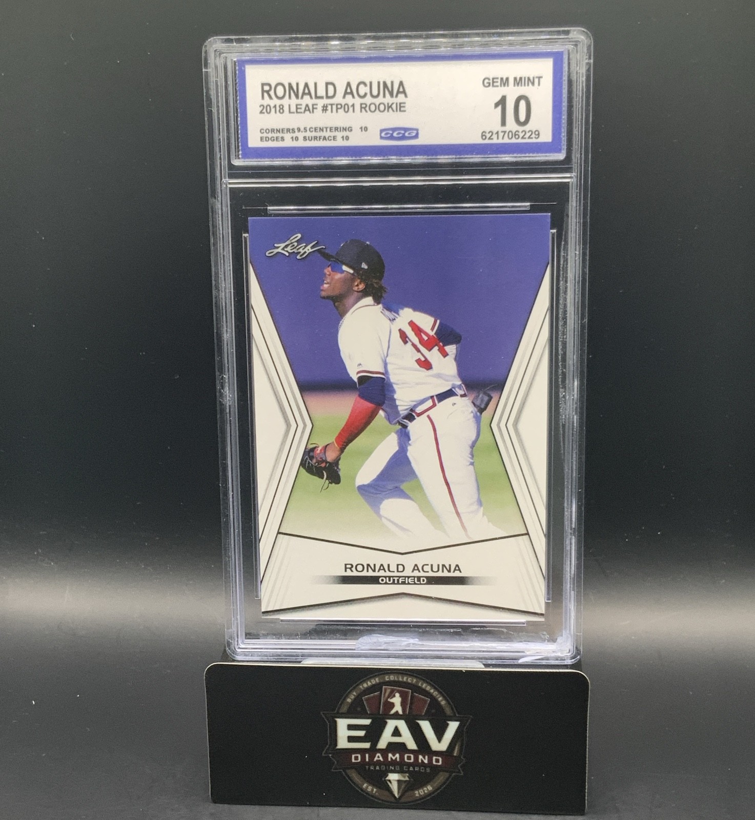 2018-19 Leaf Special Release - Top Prospect Ronald Acuña #TP-01 (RC)