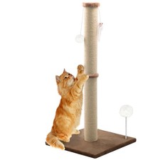 36'' Tall Cat Scratching Post, Large Sisal Scratch Post for Indoor Cats, Stur...