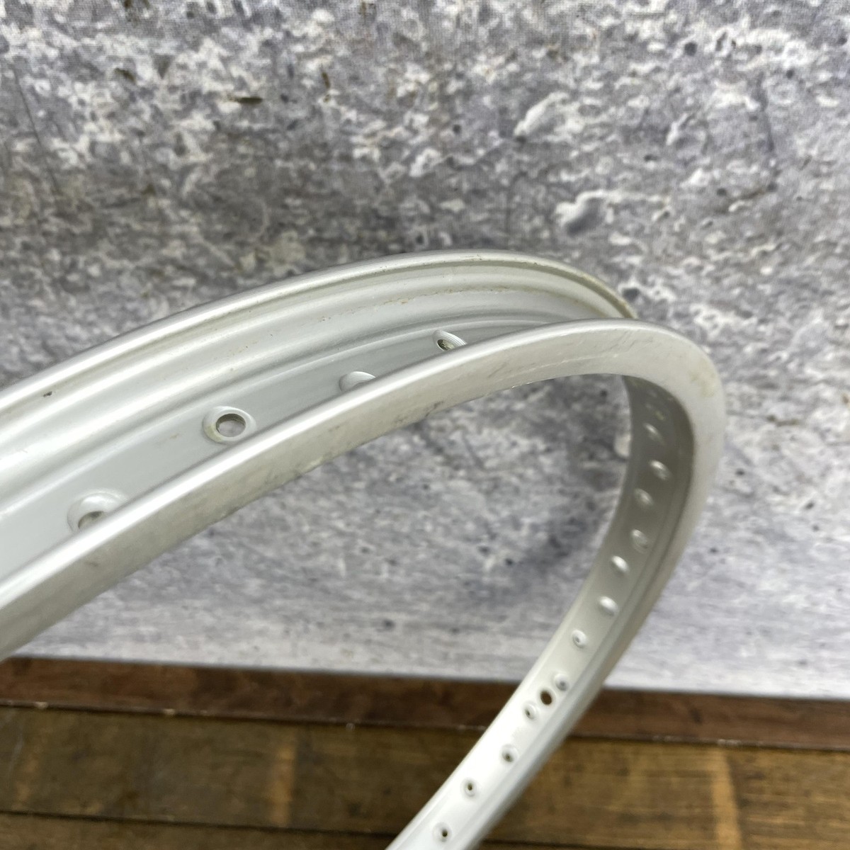 Vintage Araya 7X BMX Rim 20 Inch 48H Silver Aluminum Made in Japan