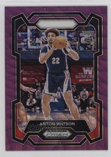 2024-25 Panini Prizm Draft Picks Purple Wave Prizm Anton Watson #76 fm0