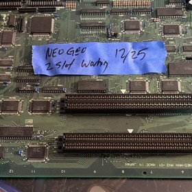 Neo Geo Mvs 2 Slot Pcb Tested On 12-25 -25. Working sound issues 