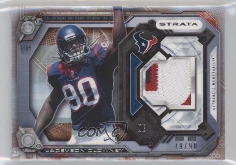 Jadeveon Clowney Topps Strata Relics #SRJC Topaz Patch