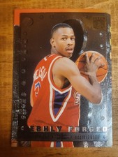 ?Allen Iverson 96-97 Fleer Metal Freshly Forged #8 of 15 ROOKIE CARD ?1216. rookie card picture