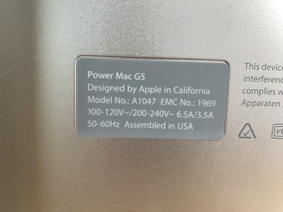 Apple Power Mac G5 A1047 FOR PARTS | READ | eBay