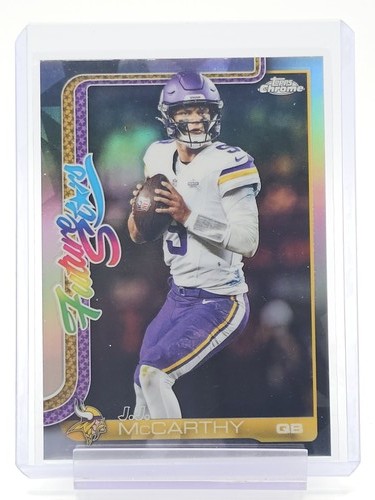 2025 Topps Chrome J.J. McCarthy Refractor (RAW)